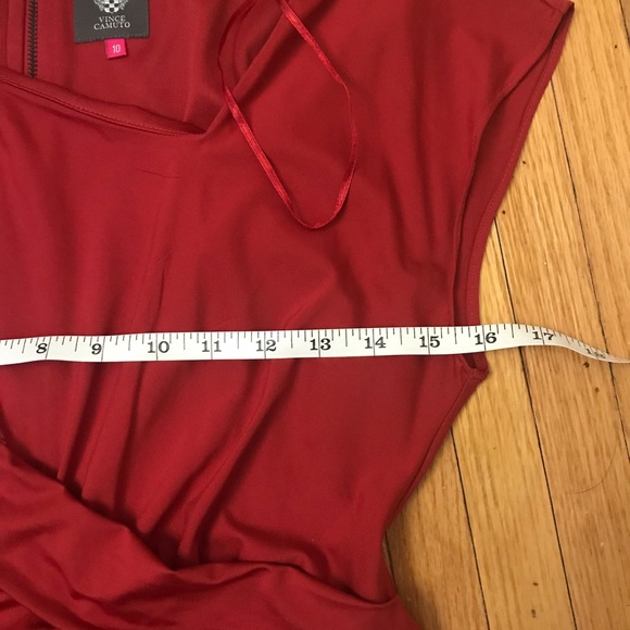 Vince Camuto Red Dress - Size 10 - Picture 9 of 10